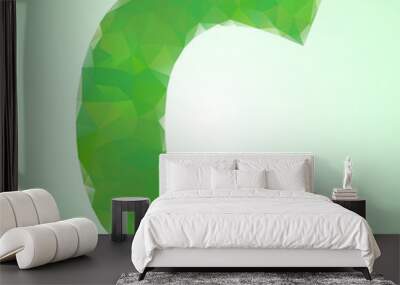 C Crystal style Wall mural