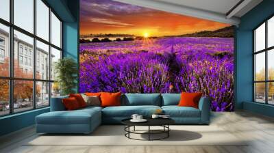 Lavender Wall mural