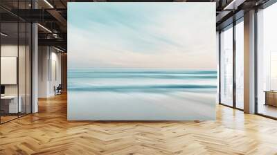 Abstract Seascape with Motion Blur Wall mural