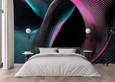 fractal burst background Wall mural