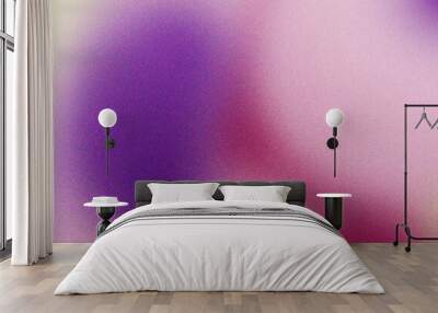 Grainy purple gradient textured background Wall mural