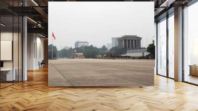 Ho Chi Minh Mausoleum, Hanoi, Vietnam Wall mural