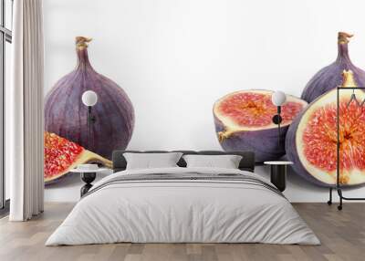 Fig isolated on white background. Wall mural