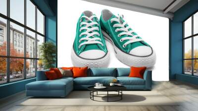 Pair of new sneakers Wall mural