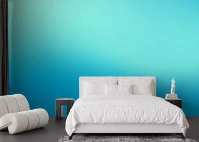 Vector blue blurred gradient style background. Abstract smooth colorful illustration, social media wallpaper. Wall mural