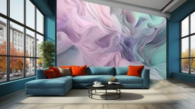 Abstract background in light colors gradient perl Wall mural