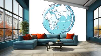 land layout Wall mural