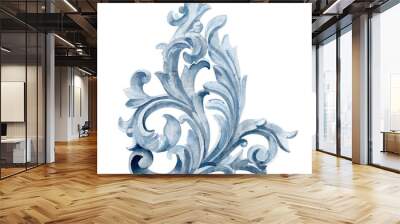 Decorative element isolated on white background Wall mural