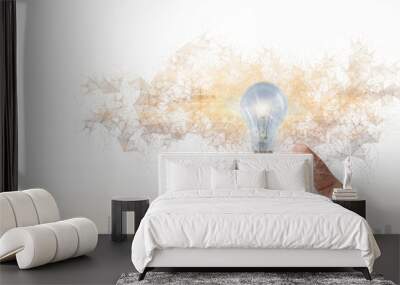 Creative web idea concept. Wall mural