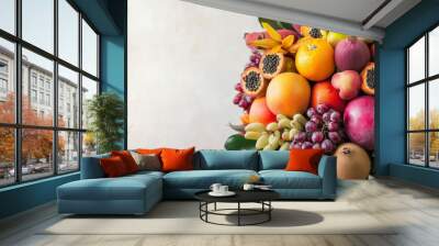 Exotic fruit bouquet Wall mural