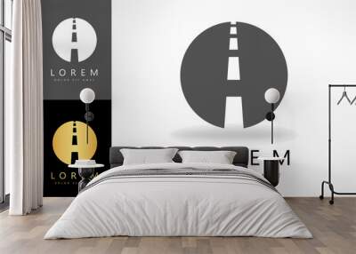 road logo Wall mural