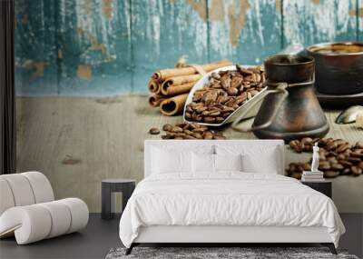 Coffee composition Wall mural