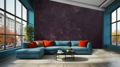 concrete wall of dark purple color, cement texture background Wall mural