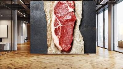 raw steak Wall mural