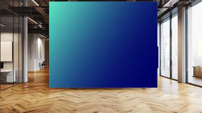 light and dark blue gradient abstract background Wall mural