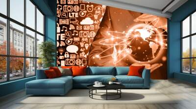 Internet Concept Wall mural