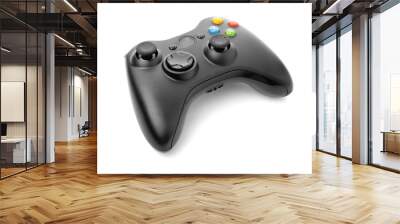 video game controller isolated on white background Wall mural