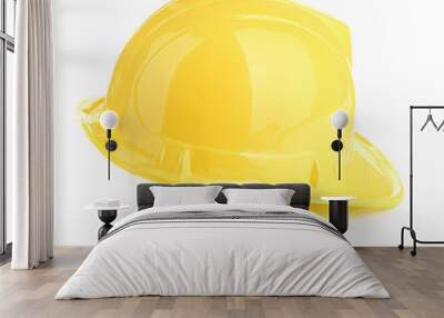 yellow helmet and roll paper Wall mural