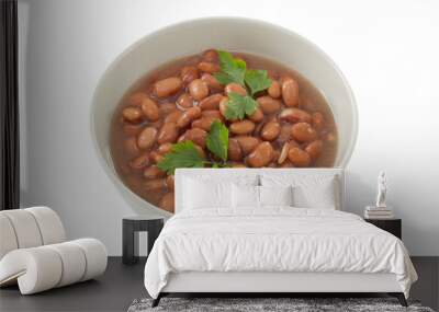 red beans with sauce in bowl Wall mural