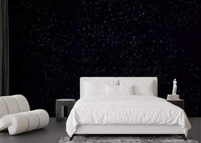 Stars and galaxy outer space sky night universe background 3d rendering Wall mural