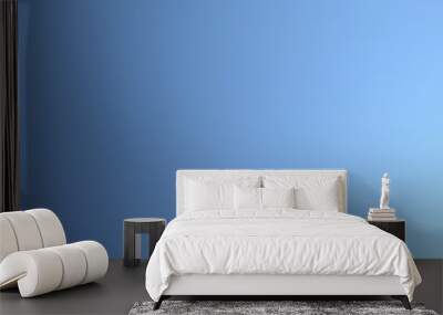 Bright Blue Abstract Smooth colorful textured background with sp Wall mural