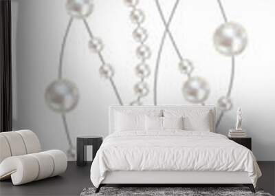 Pearl. Vertical pattern. Interlacing. Decoration. Jewel. Wall mural