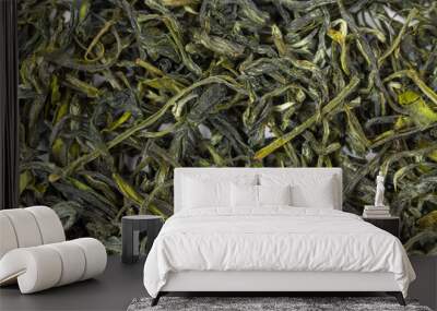 Background of Chinese green tea Wall mural