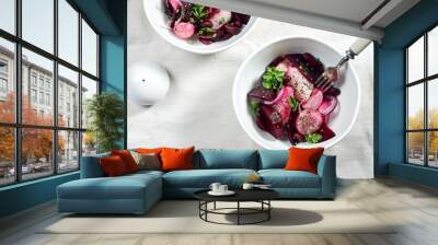 Vegetable salad. Wall mural