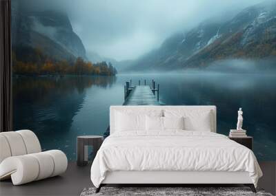 Beautiful Moody illustration with Deep And Rich Colors Wall mural