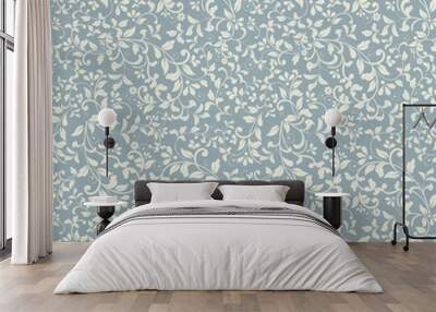 Seamless floral pattern. Wallpaper in the style of Baroque. Wall mural