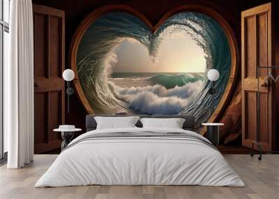 open door to the world of dreams Wall mural