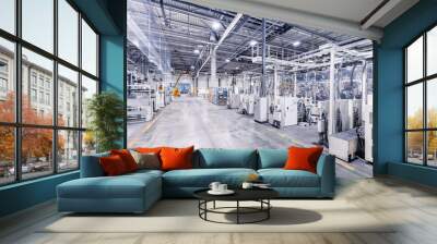 plant interior as industrial background Wall mural