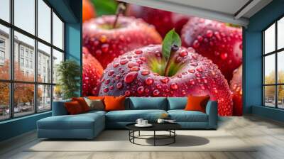 red apples Wall mural