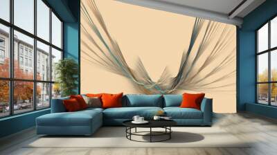 feather on  background Wall mural