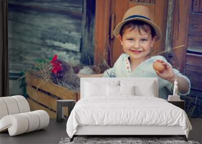 Adorable kid Wall mural