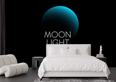 Moon Light Spa logo. Wall mural