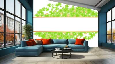 shamrock background Wall mural