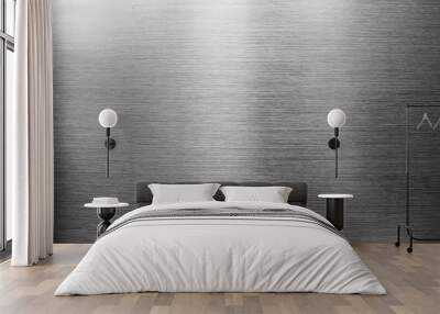 Metallic gray background. Textural background for design Wall mural