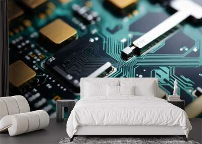 electronic circuit board Wall mural