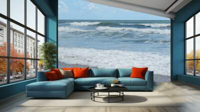 Beautiful ocean view on Atlantic coast of North Florida Wall mural