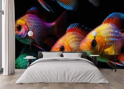 Colorful Fish Wall mural