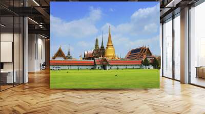 thai temple in bangkok Wall mural