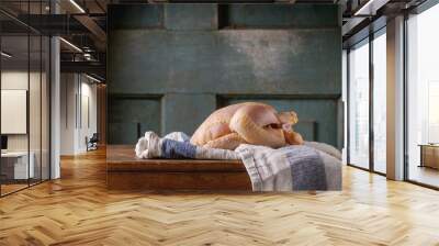 Raw Chicken Wall mural