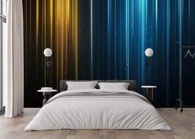 Abstract Light Streaks Wall mural