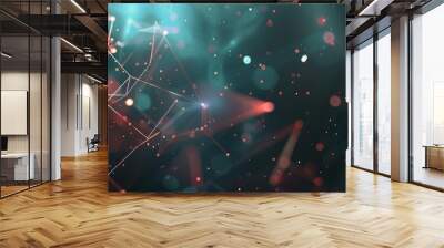 Abstract Network Background Wall mural