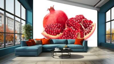 ripe pomegranate fruit Wall mural