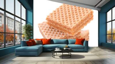 Wafers or honeycomb waffles Wall mural