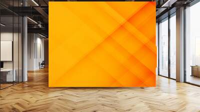 Abstract orange geometric vector background, can be used for cover design, poster, advertising Wall mural