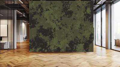 Army green camouflage pattern background Wall mural