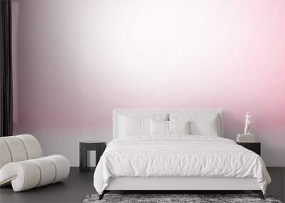 Empty pink studio room, used as background for display your products Wall mural